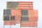 (6) Early U.S. Parade Flags - 36 Stars, 44 Stars & 48 Stars