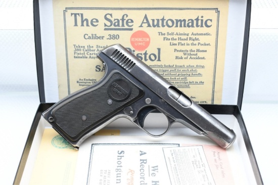 Circa 1920 Remington, Model 51 Type I, 380 ACP, Semi-Auto (W/ Box), SN - PA3154
