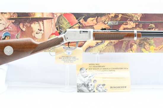 1 Of 15000 - 1985 Winchester 9422 XTR "Boy Scouts Of America", 22 S L LR (NIB), SN - BSA3824
