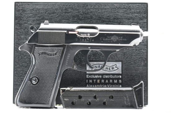 1974 German Walther, PPK/S, 380 ACP, Semi-Auto (W/ Case), SN - 188104