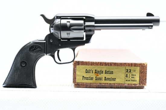 1959 Colt, SAA "Frontier Scout" - Second Gen., 22 LR, Revolver (W/ Box), SN - 56845F