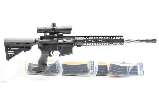 Superior, S-15 - 16" Fluted Twist Stainless, 223 Wylde, Semi-Auto (W/ Magazines), SN - 50336