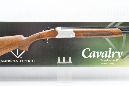 ATI, Cavalry SX - Nickle Engraved (26"), 410 Ga., Over/ Under (NIB), SN - 14030012