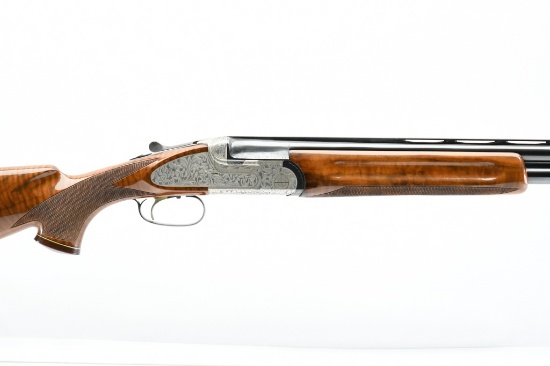 1973 Weatherby, Regency Trap - Angelo Engraved W/ Gold, 12 Ga. (32" F/ IM), Over/ Under, SN - R03029