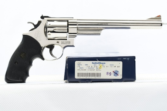 1989 Smith & Wesson, Model 29-3 Nickel (8 3/8"), 44 Magnum, Revolver (W/ Box & Grips), SN - AZJ5148