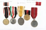 (5) WWII German Medals/ Ribbons