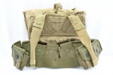 WWII U.S. M1923 Cartridge Belt & WWII USMC M1941 Haversack
