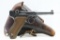 Scarce 1917 WWI German Erfurt, M1914 P.08, 9mm Luger (Holster & Extra Magazine), SN - 6626