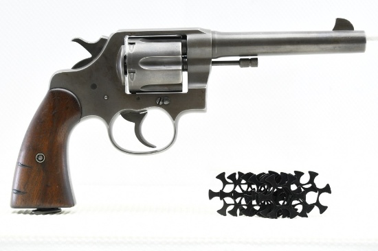 1920 Colt, U.S. Army M1917, 45 ACP, Revolver, (W/ Moon Clips) SN - 281881 (U.S. No. 132587)