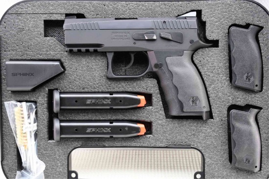 KRISS, SPHINX (Switzerland), SDP Compact (3.25"), 9mm PARA, Semi-Auto (NIB), SN - S12B003211