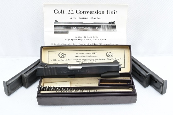 1940s Colt 1911 Service Model 22 LR Conversion Unit W/ Original Box & Paperwork