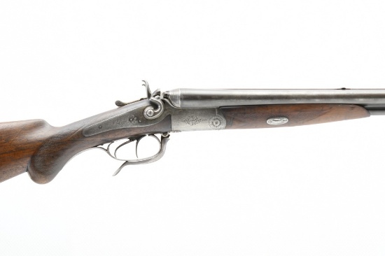 Circa 1890, Ed Kettner, Coin Engraved German Drilling, 16 Ga./ 9.3X72R, Combination, SN - 6015
