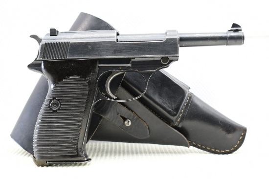1945 WWII German Walther (ac 45), P38, 9mm Luger, Semi-Auto (W/ Holster), SN - 7820c