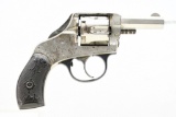 Circa 1900 H&R, Bulldog Safety Hammer Double-Action - Nickel, 32 S&W, Revolver, SN - 343119