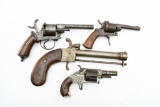 (4) Early Pistols - NEED WORK