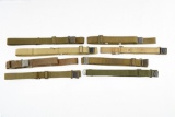 (8) Vintage Military Rifle Slings