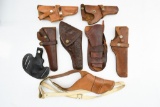 (8) Vintage Leather Holsters