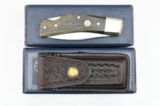 1970s Smith & Wesson Model 6060 Folding Hunter Knife W/ Sheath (NIB) #16627