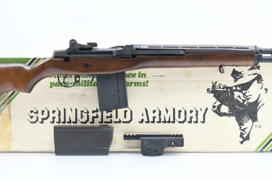 1981 Springfield Armory, M1A National Match, 7.62 NATO, Semi-Auto (Box & Paperwork), SN - 028182