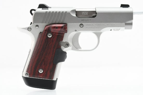 Kimber Micro 9 (3") - Laser Grip, 9mm Luger, Semi-Auto (W/ Box), SN - PB0107857