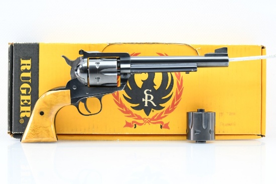 1991 Ruger New Model Blackhawk Convertible (6.5"), 357 Mag./ 9mm, Revolver (Box), SN - 37-19066