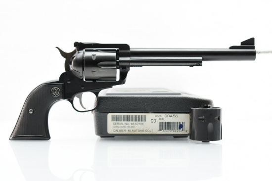 Ruger, New Model Blackhawk Convertible (7.5"), 45 ACP & 45 LC, Revolver (NIB), SN - 48-63198