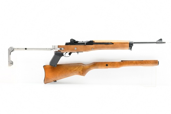 1979 Ruger Mini-14 Tactical Paratrooper Carbine (W/ Stock), 223 Rem., Semi-Auto, SN - 181-50414