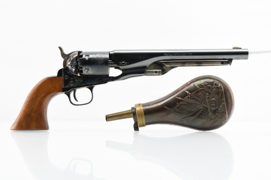 EMF Pietta Model 1861 Navy (8.5") 36 Cal. Percussion Revolver (W/ Flask), SN - P84057