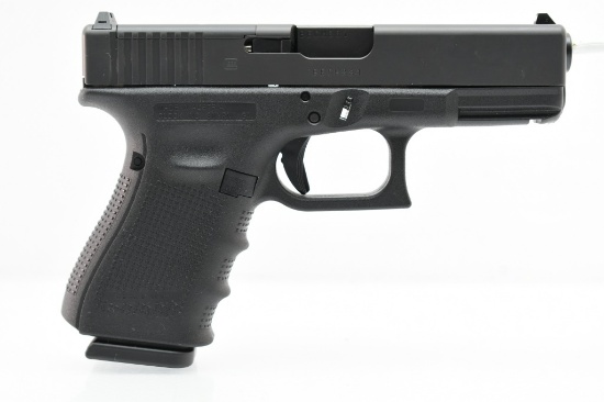 GLOCK 19 Gen4, 9mm PARA (4"), Semi-Auto (New-In-Hardcase), SN - BECH881