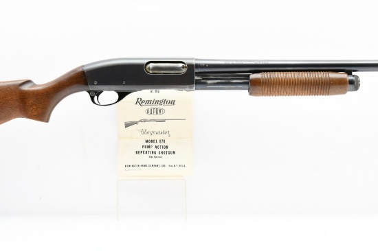 First Year - 1950 Remington 870 (28" FULL), 12 Ga., Pump (W/ Manual), SN - 80520V