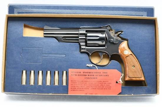 (Scarce) 1972 Smith & Wesson Model 53-2 (4") 22  Rem. Jett, Revolver (Box/ Paperwork), SN - 2K93212