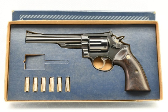 (Scarce) 1972 Smith & Wesson Model 53-2 (6") 22  Rem. Jett, Revolver (W/ Box), SN - 2K93385