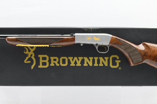 2011 Dealer Exclusive - Browning SA-22 Grade VI (Grey/ Gold), 22 SHORT (NIB), SN - 02031ZZ212