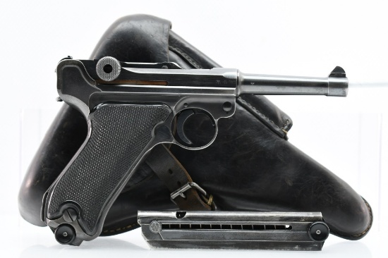 1941 German Mauser (byf) P.08 (Numbers Matching), 9mm Luger, Semi-Auto (W/ Holster) SN - 9707