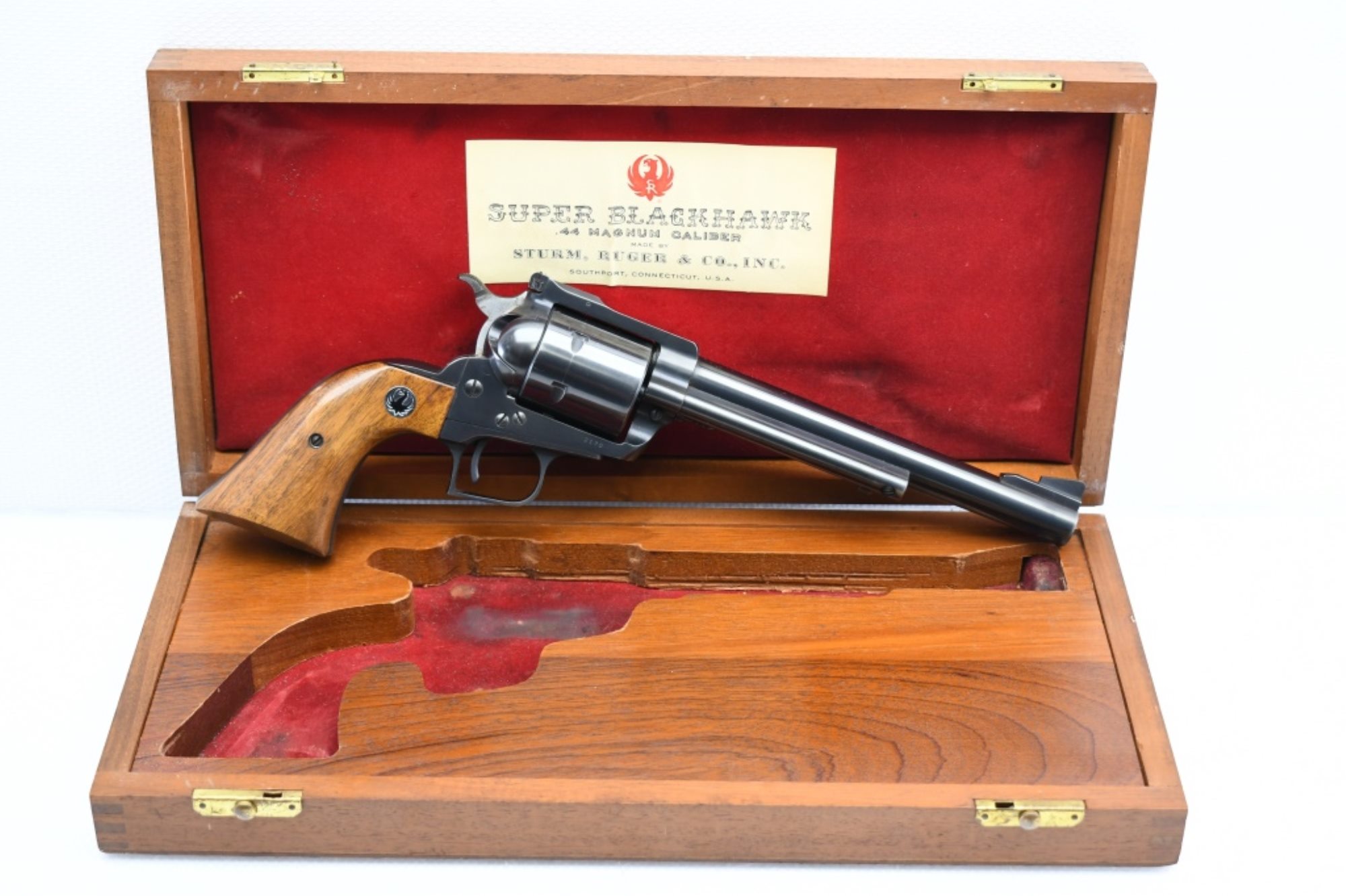 Cased 1960 Ruger Super Blackhawk (7.5