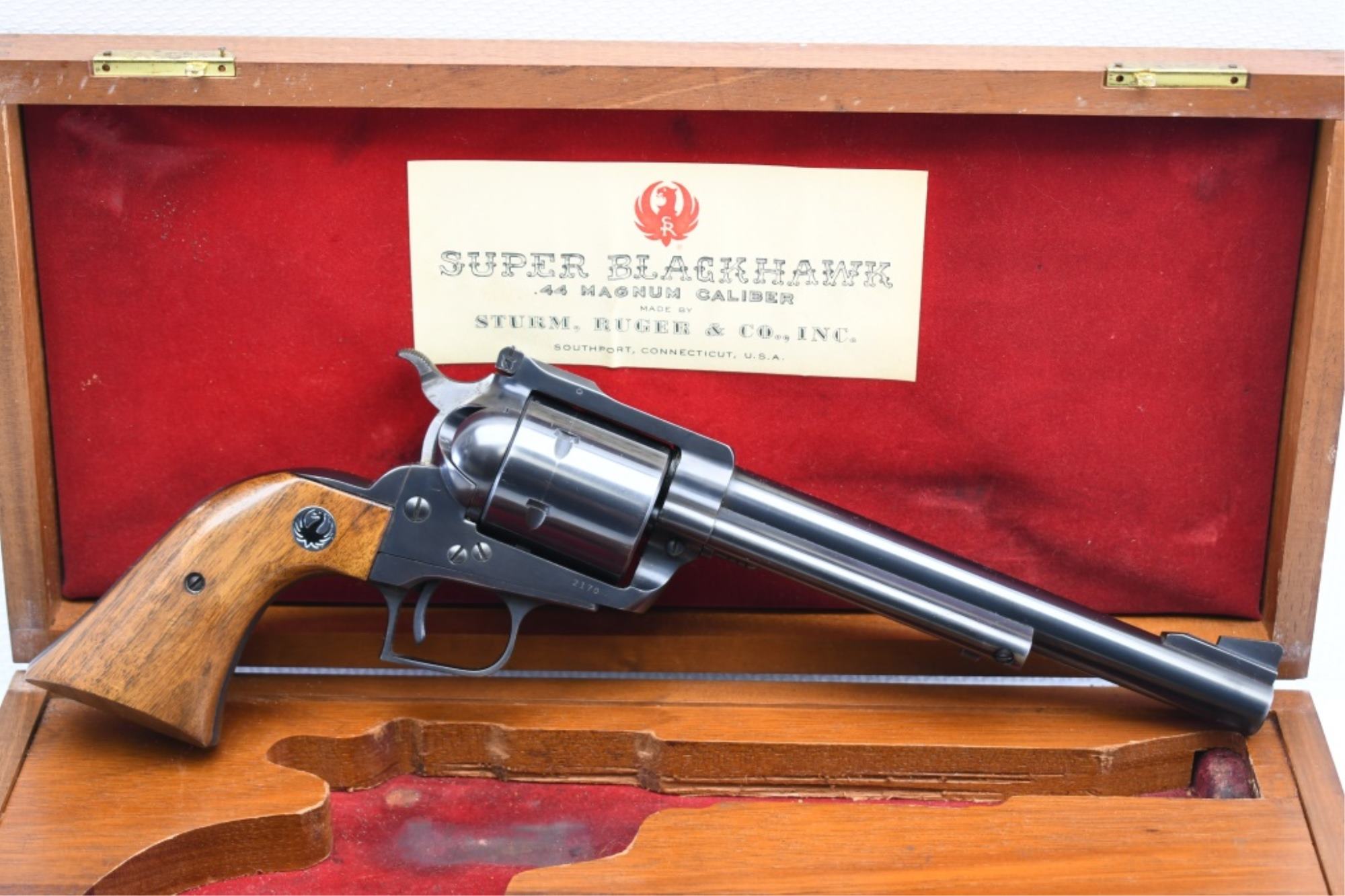 Cased 1960 Ruger Super Blackhawk (7.5