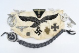 WWII Bring-Back Grouping - German Pins & Patches - Luftwaffe & Army
