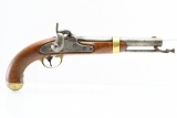 1850 U.S. Martial-Marked H. Aston M1842, .54 Cal., Muzzleloading Percussion 