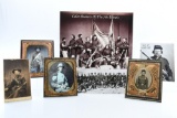 (7) Museum Style U.S. Civil War Soldiers Photo Displays