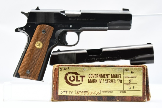 1977 Colt Government Model 1911A1 MKIV '70 (5"), 45 ACP, Semi-Auto, SN - 42832G70