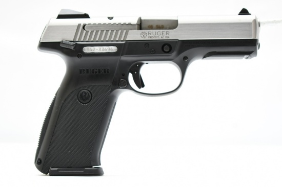 Ruger SR40 - Stainless/ Black (4"), 40 S&W, Semi-Auto, SN - 342-33694
