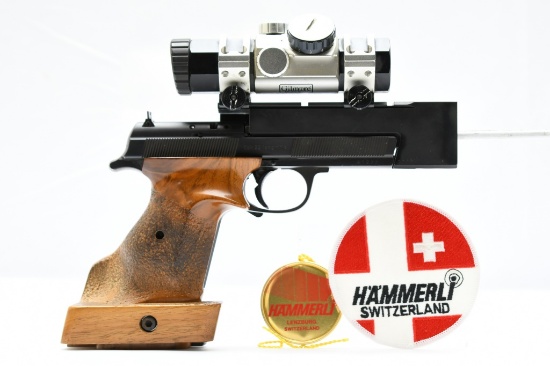 1989 Hammerli 212 Target (5"), 22 LR, Semi-Auto (W/ Box), SN - 91232