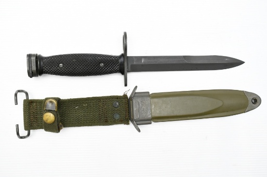 U.S. M7 Bayonet (6.75" Blade) W/ M8A1 Scabbard - Bauer Ord Co.