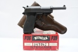 1961 W. German Police Walther P38, 9mm Luger, Semi-Auto (W/ Box & Holster), SN - 147062