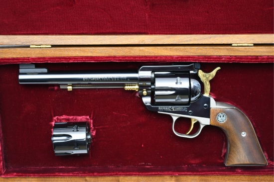 Cased 1977 Ruger New Blackhawk Convertible (6 5/8"), 357 Mag./ 9mm, Revolver, 33-91946