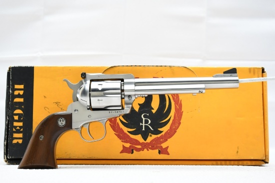 1990 Ruger New Blackhawk - Stainless (6.5"), 357 Mag., Revolver (W/ Box), 37-14729