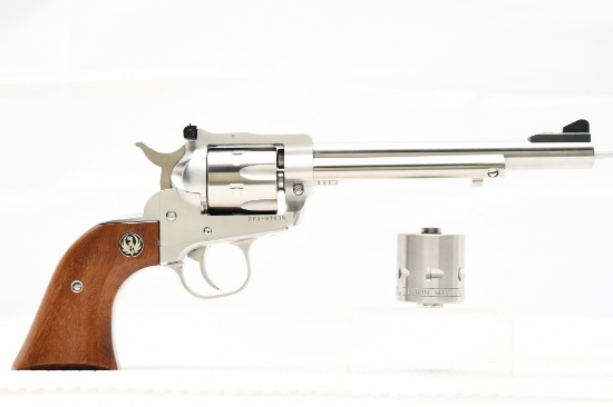 Ruger New Single-Six Convertible (6.5"), 22 LR & Magnum, Revolver (W/ Box), 264-87939