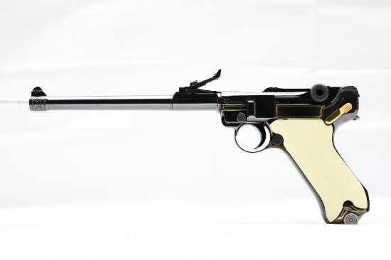 1916 German DWM Military P.08 Artillery (7.9") , 9mm Luger, Semi-Auto (Missing Grip), 3321c