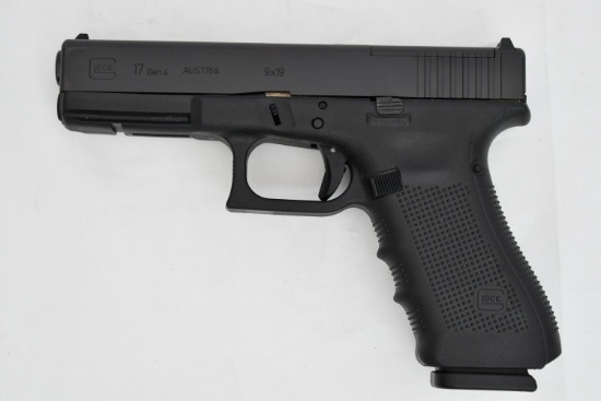 GLOCK 17 Gen.4 (4.5"), 9mm Para, Semi-Auto Pistol (W/ Case), BDHX381