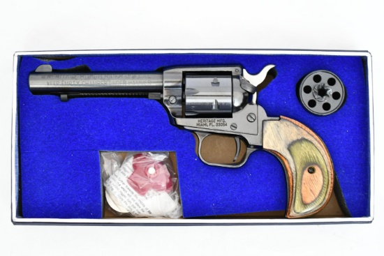 Heritage Rough Rider Bird Head Combo (4"), 22 LR & Magnum, Revolver (W/ Box), G06798